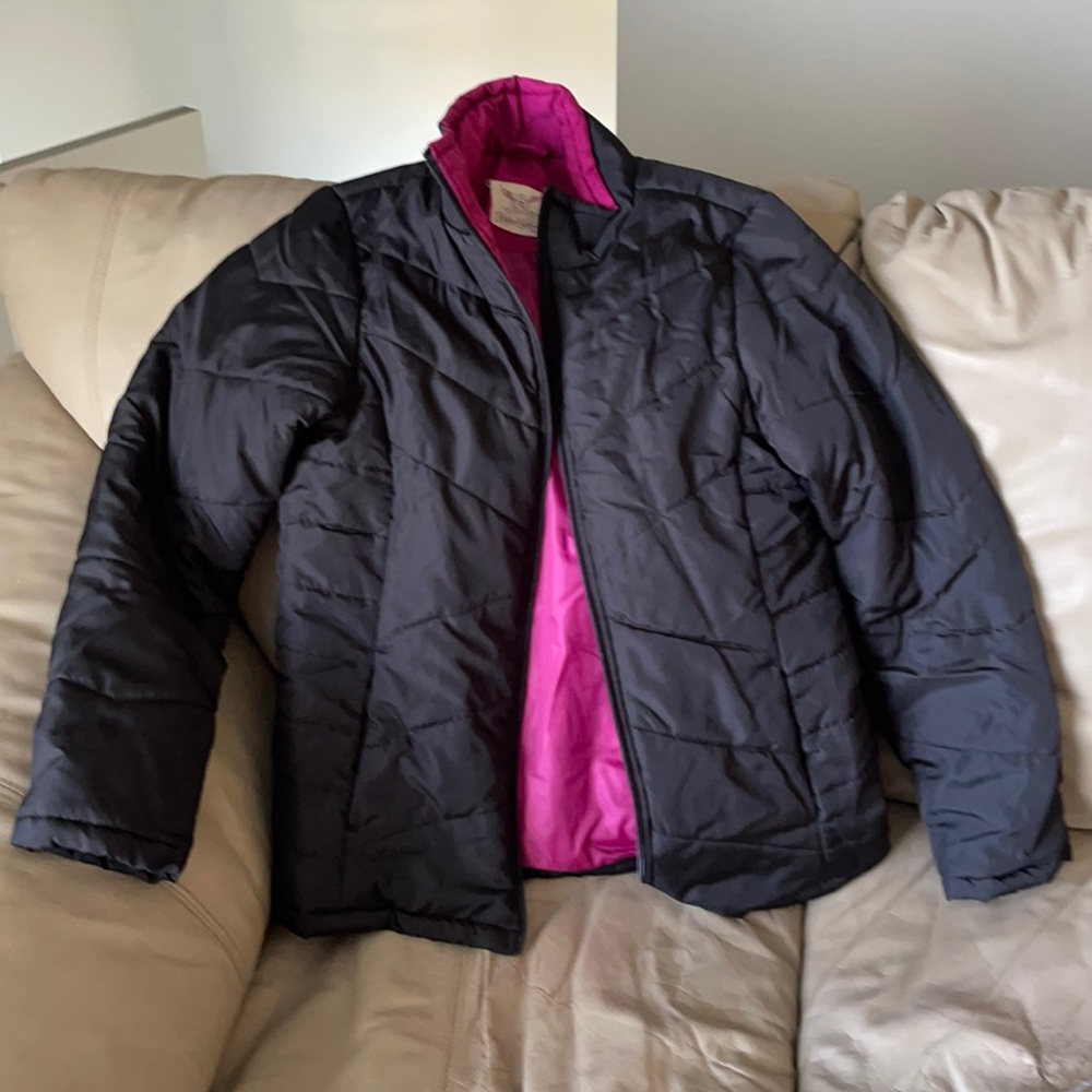 Black lightweight coat